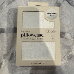 Kitsch Satin Pillowcase in Cream